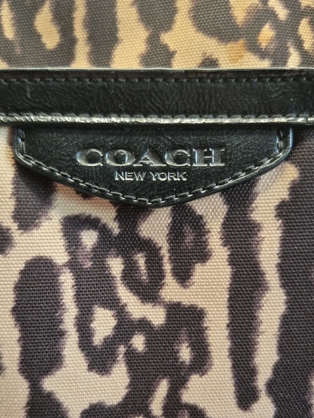 COACH Chelsea Ocelot Leopard Print Tote Bag - Picture 14 of 15